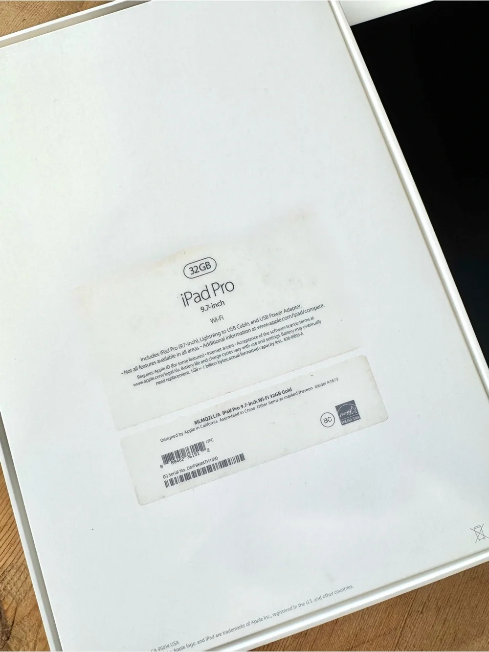 Apple iPad Pro 9.7” Gold 32GB Factory Reset